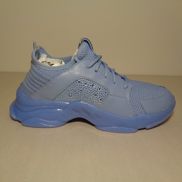 Madden NYC Size 6 M MAXIMA Blue Rhinestones Sneakers New Women's Shoes - Picture 2 of 16